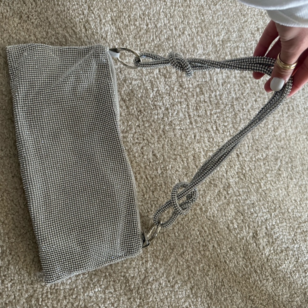 Silver rhinestone bag - Picture 5 of 9